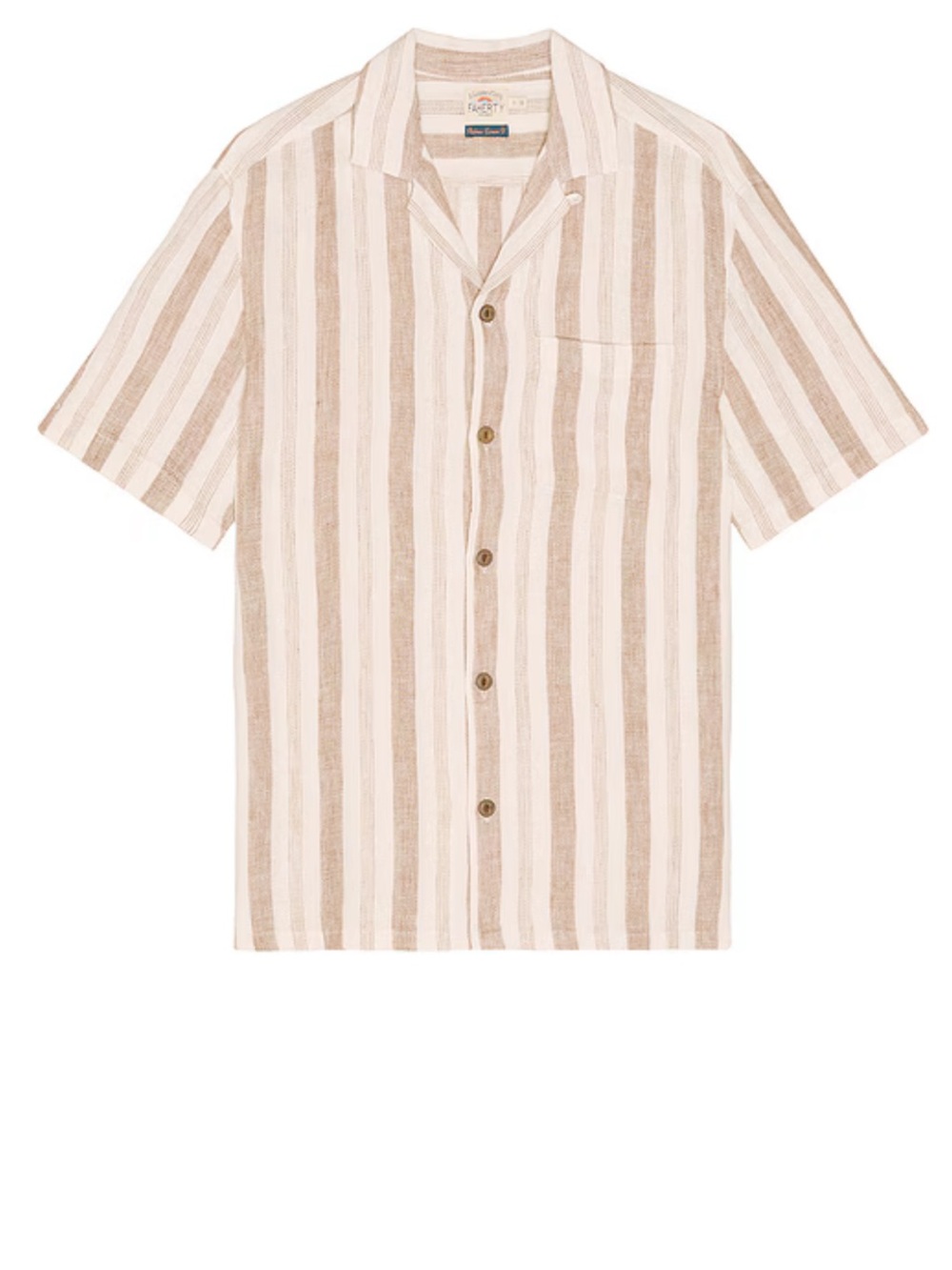 Faherty Palma Linen Camp Shirt